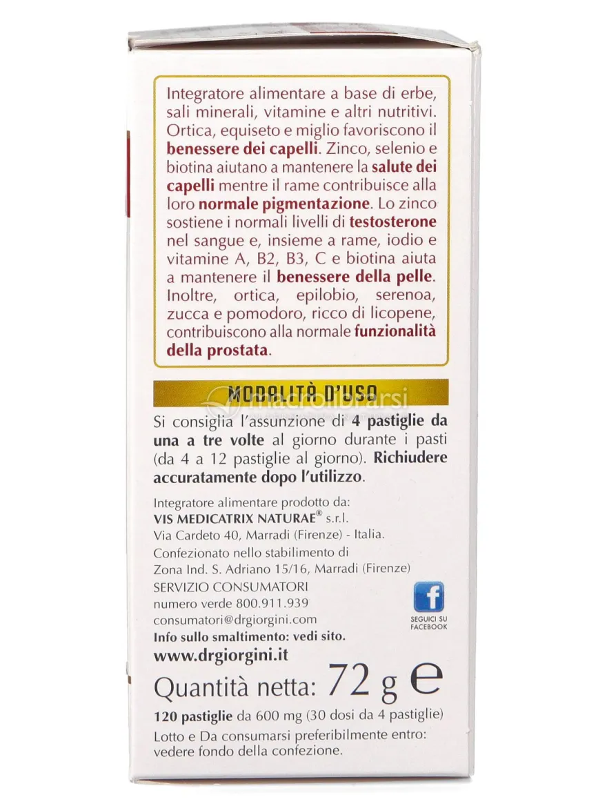 Capello Sano Anticaduta Uomo