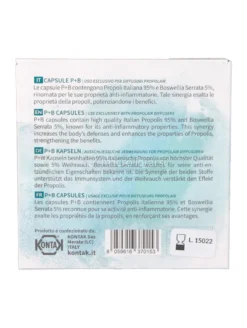 5 Capsule P+B - Propoli Italiana con Boswellia