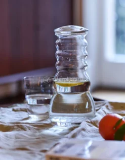 Caraffa Cadus con Fiore della Vita Bianco - 1 litro