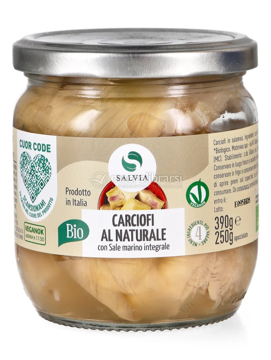Carciofi al Naturale Biologici - 390 g
