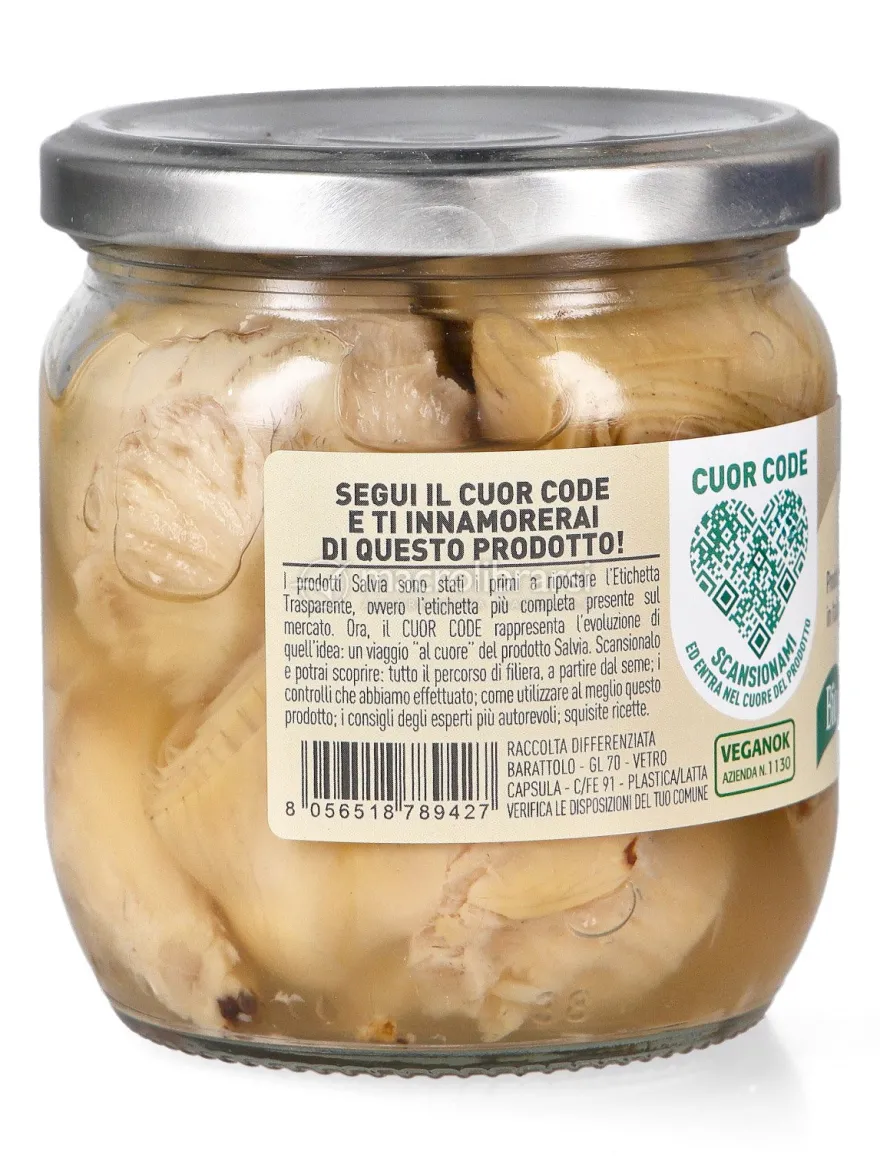 Carciofi al Naturale Biologici - 390 g
