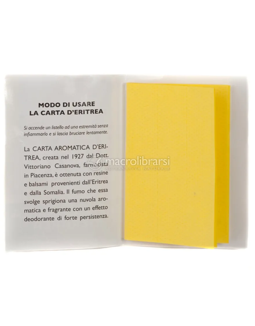 Carta Aromatica di Eritrea - Listelli Limited Edition