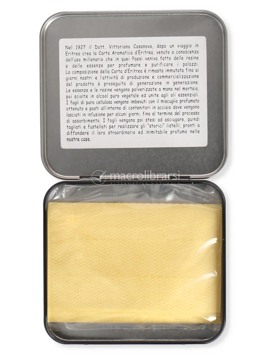 Carta Aromatica di Eritrea - Listelli Limited Edition