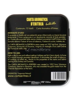 Carta Aromatica di Eritrea - Listelli Limited Edition