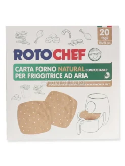 Carta da Forno Natural per Friggitrice ad Aria - 20 Fogli