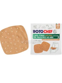 Carta da Forno Natural per Friggitrice ad Aria - 20 Fogli