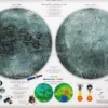 Carta Murale Astronomica - Marte - Luna - Grande