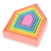 Casette Arcobaleno in Legno a Incastro