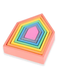 Casette Arcobaleno in Legno a Incastro