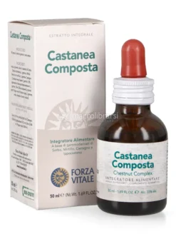 Castanea Composta - Integratore Spagirico di Castagno, Sorbo, Mirtillo e Ippocastano