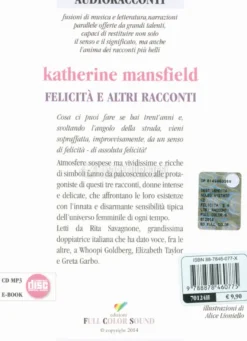 CD Audiolibro - Felicità e Altri Racconti Letto da Rita Savagnone