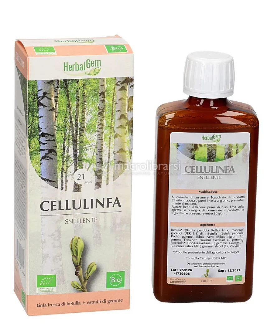 Cellulinfa - Linfa di Betulla con Estratti di Gemme - Snellente