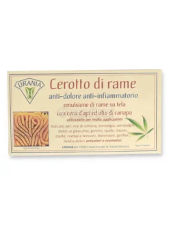 Cerotti in Rame Anti-dolore con Cera D'api e Olio di Canapa
