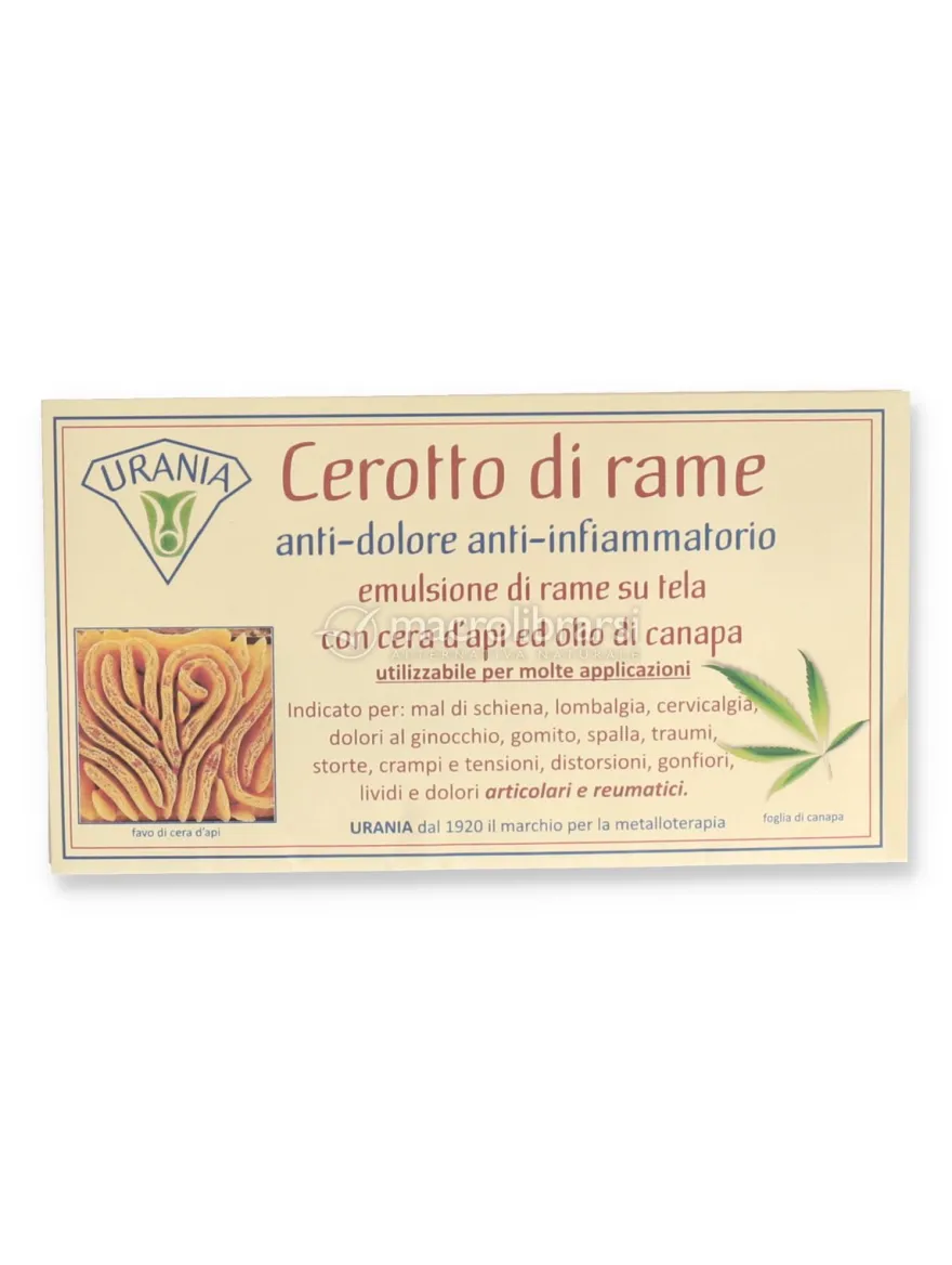 Cerotti in Rame Anti-dolore con Cera D'api e Olio di Canapa