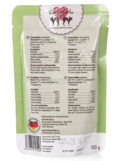Cervo con Patate per Gatti Adulti - 100g