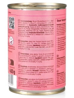 Cervo con Riso Selvatico per Cani Adulti - 400g