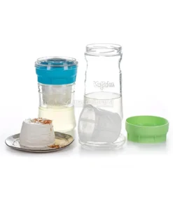 Cheese Maker - Kit per l'Autoproduzione del Formaggio di Kefir- 1,4 l - Azzurro