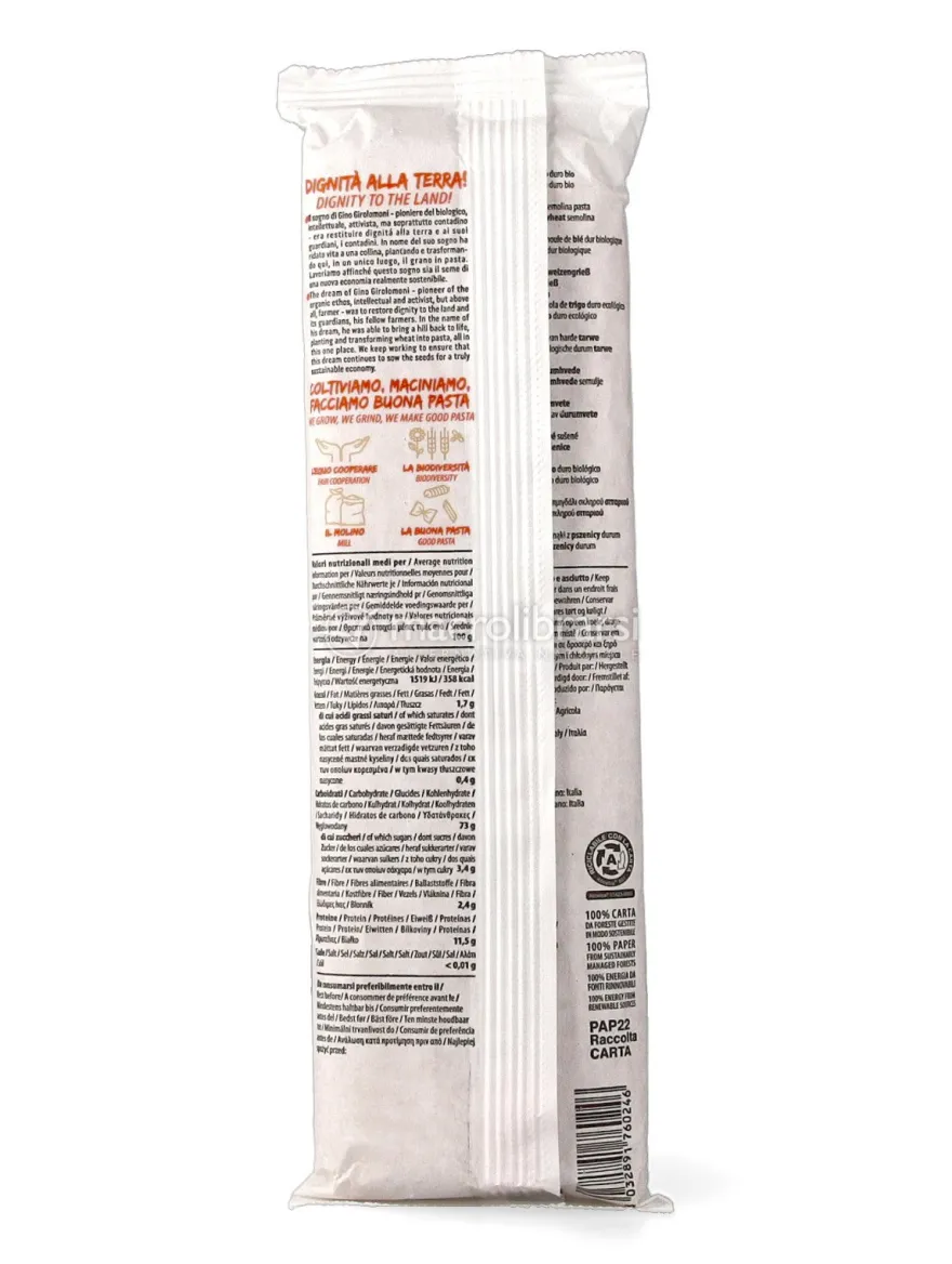 Chitarrine di Semola di Grano Duro Trafilata al Bronzo Bio - 2 mm