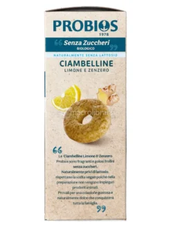 Ciambelline Limone e Zenzero Biologiche - Senza Zuccheri