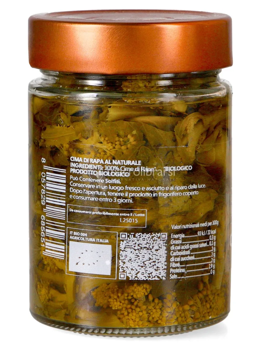 Cime di Rapa al Naturale Biologiche