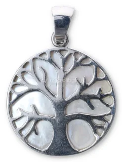 Ciondolo Argento e Madreperla - Albero della Vita