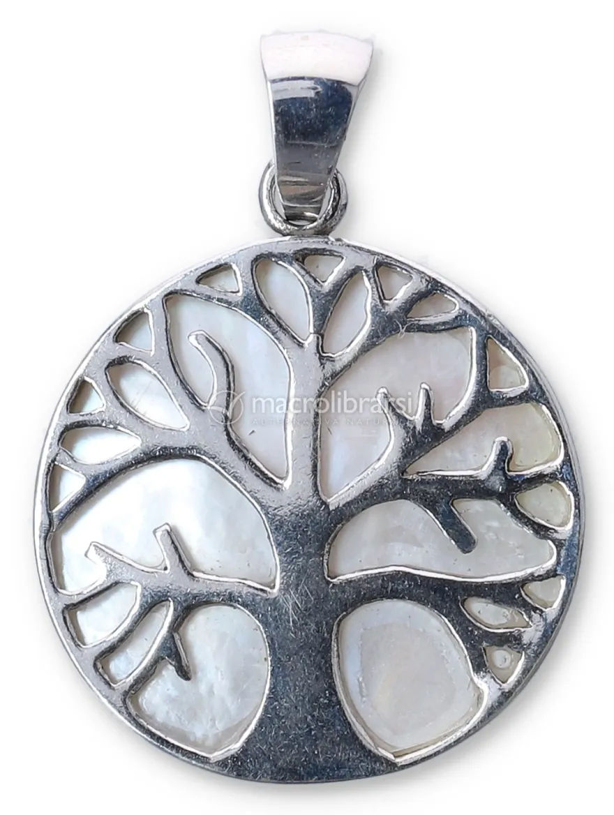 Ciondolo Argento e Madreperla - Albero della Vita