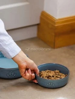 Ciotola per Cani in Ceramica - Zampa - 13cm