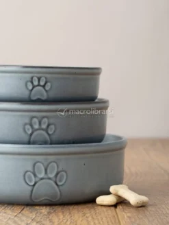 Ciotola per Cani in Ceramica - Zampa - 13cm