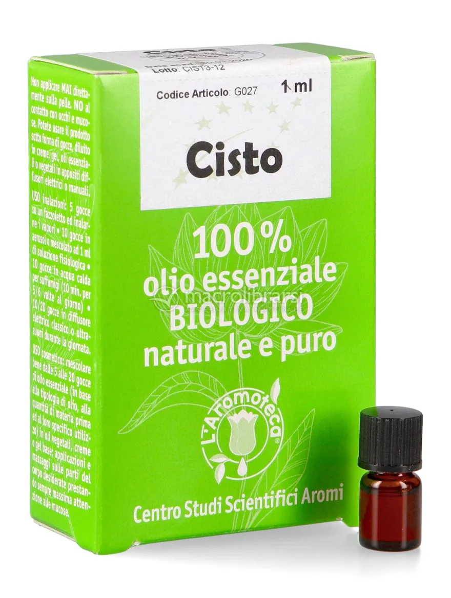 Cisto Foglie - Olio essenziale Bio
