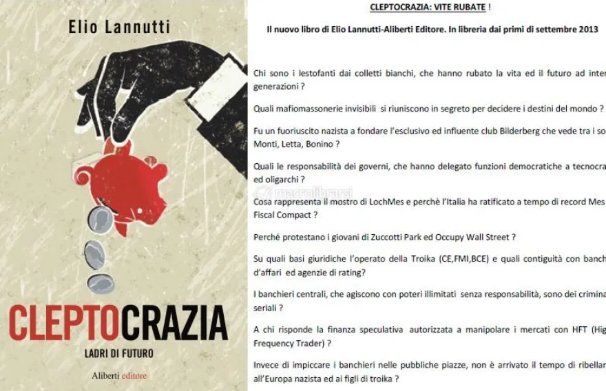 Cleptocrazia - Ladri di futuro