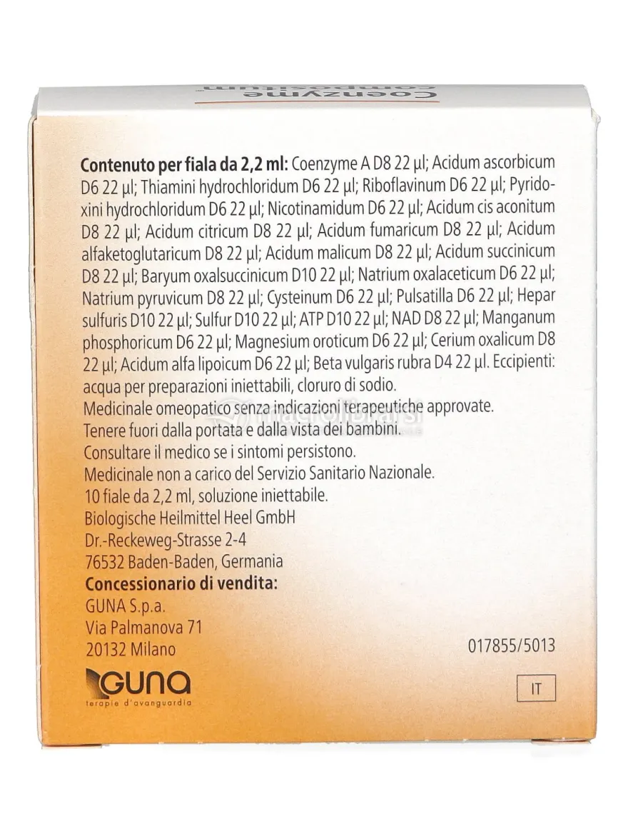 Coenzyme Compositum Heel 10 Fiale