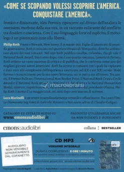 Cofanetto Audiolibri Philip Roth - 5 Cd Mp3