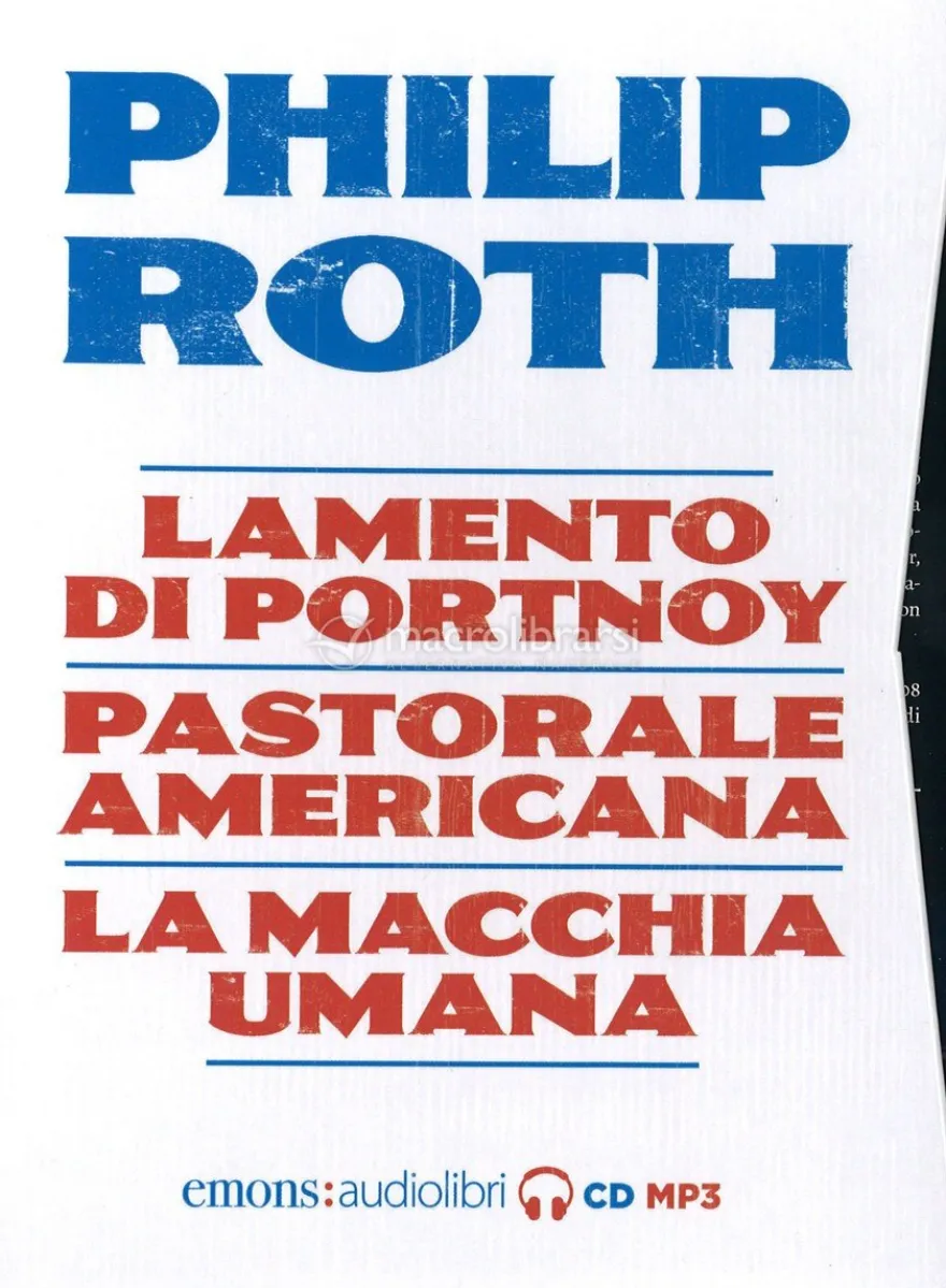 Cofanetto Audiolibri Philip Roth - 5 Cd Mp3