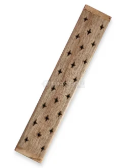 Cofanetto Portaincenso in Legno di Mango con Fiore della Vita