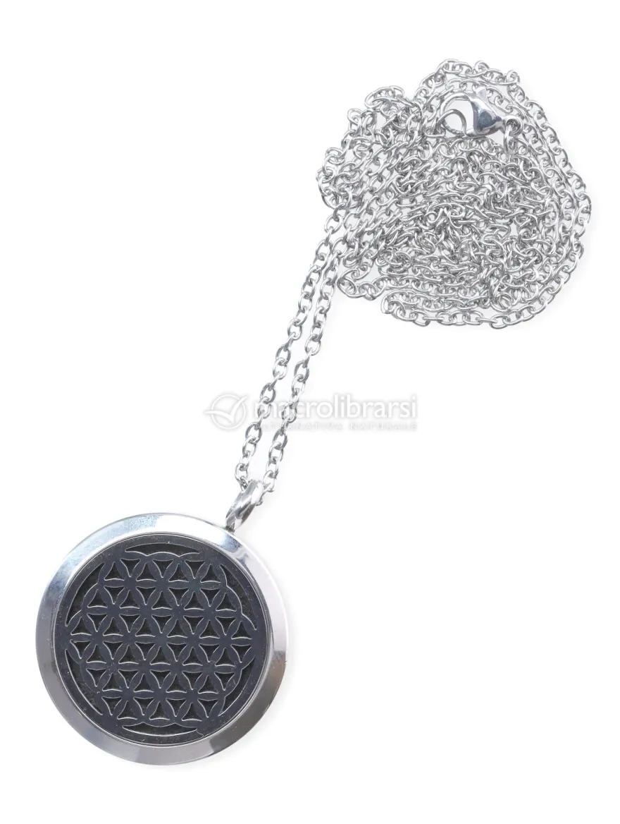 Collana con Ciondolo Diffusore Fiore della Vita - Stellaé