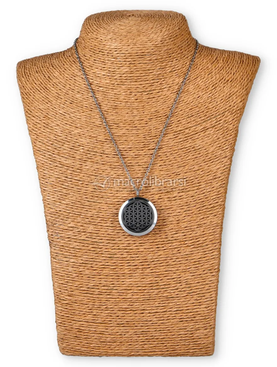Collana con Ciondolo Diffusore Fiore della Vita - Stellaé