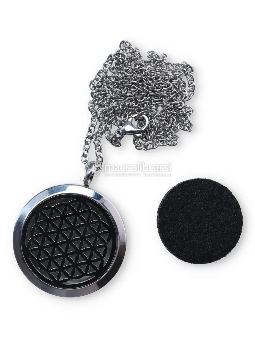 Collana con Ciondolo Diffusore Fiore della Vita - Stellaé