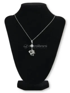 Collana con Ciondolo Unicorno e Selenite