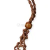 Collana Portagioie Macramè Marrone