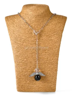 Collana Saliscendi Onice Nero