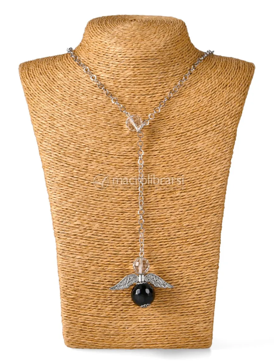 Collana Saliscendi Onice Nero