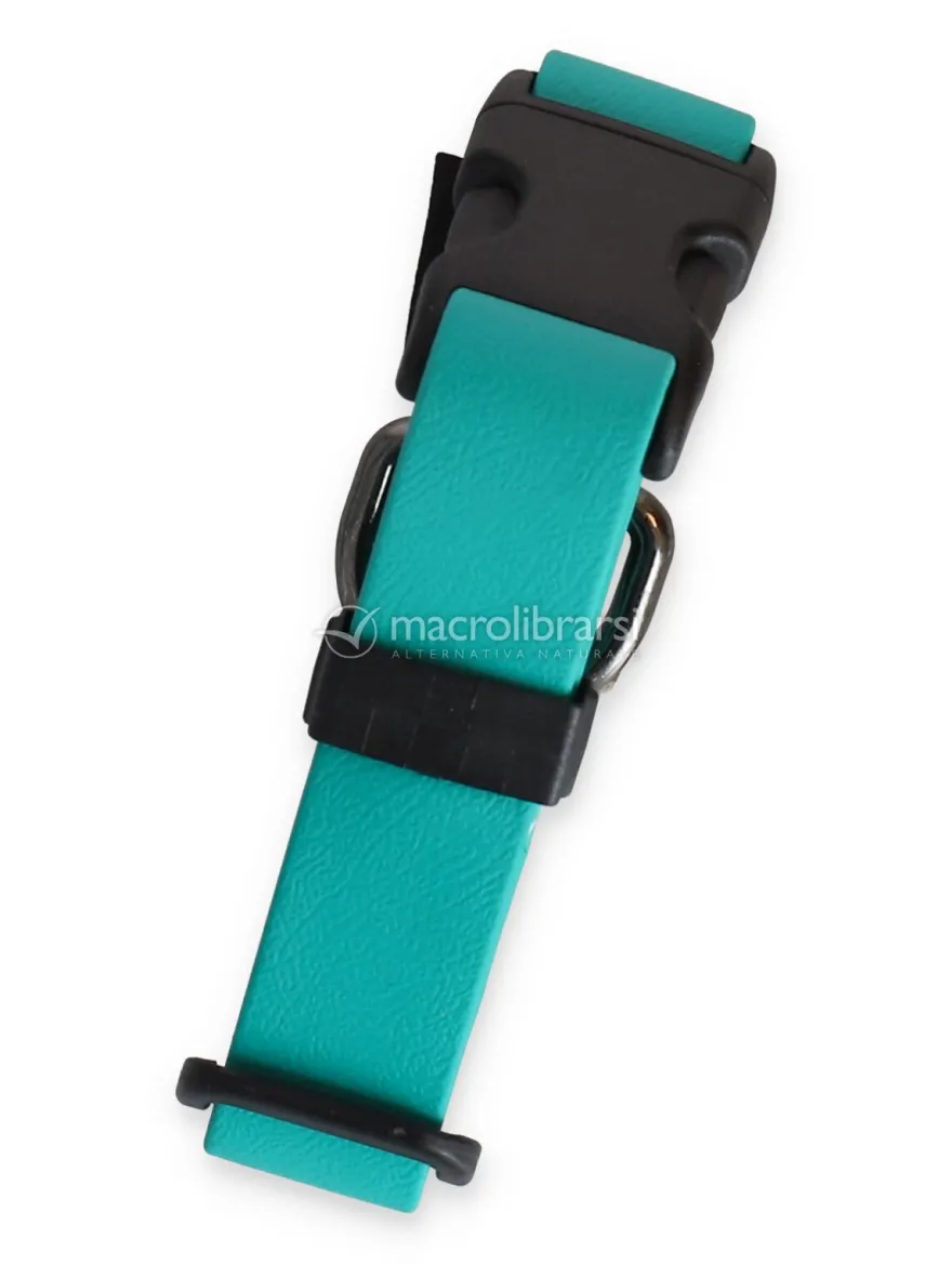 Collare per Cani Regolabile in Biothane STAY Petrolio 25mm - Tg. S