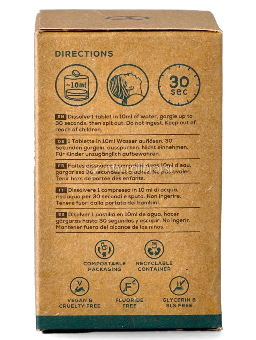Collutorio in Compresse - Menta Piperita - 180 Tablets