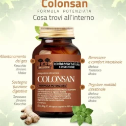 Colonsan Formula Potenziata Salugea – Integratore per il Gonfiore Addominale