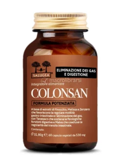 Colonsan Formula Potenziata Salugea – Integratore per il Gonfiore Addominale
