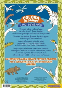 Colora in Grande - i Tuoi Dinosauri