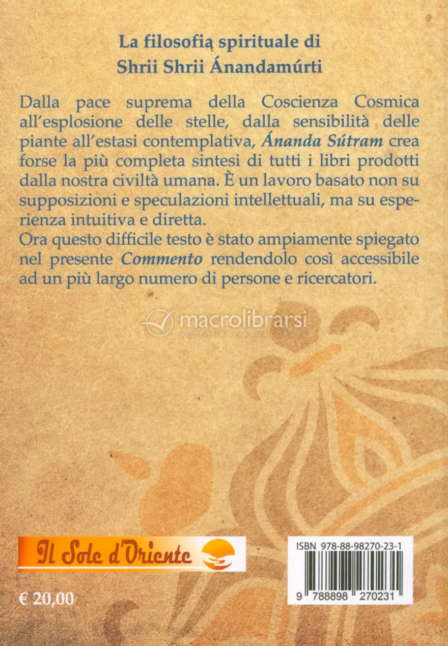 Commento all'Ananda Sutram