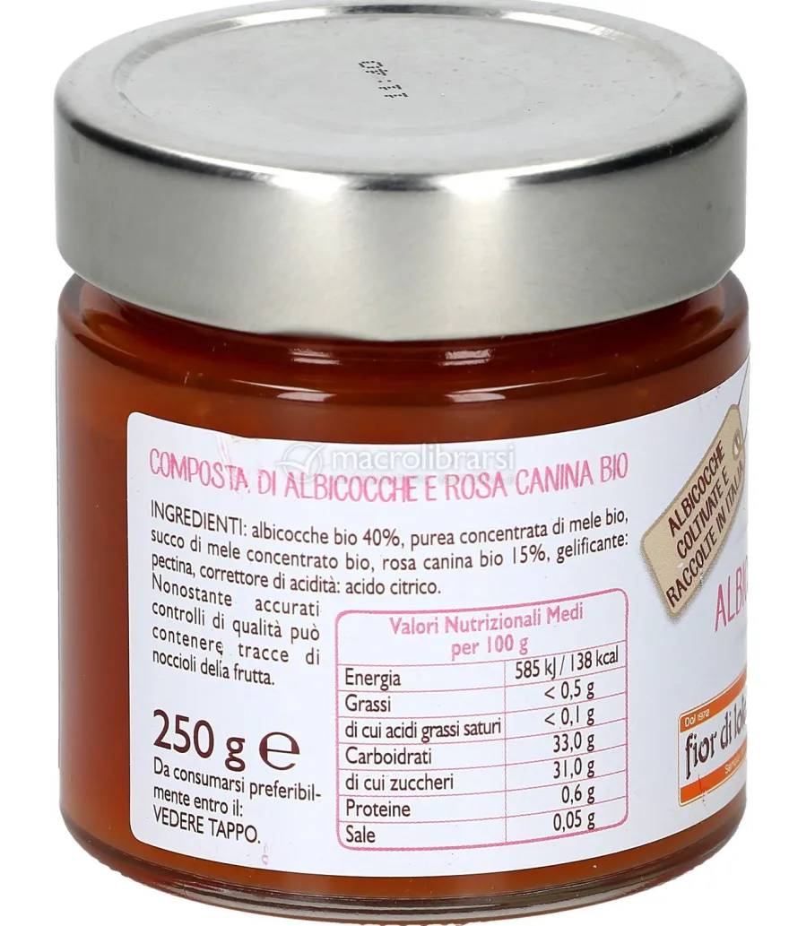 Composta Albicocca e Rosa Canina