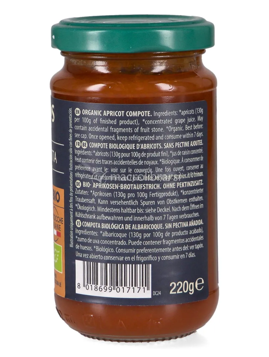 Composta Biologica Albicocca Italiana