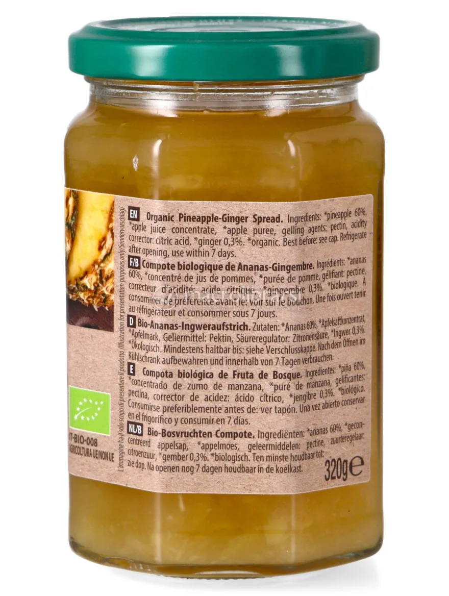 Composta Biologica di Ananas e Zenzero